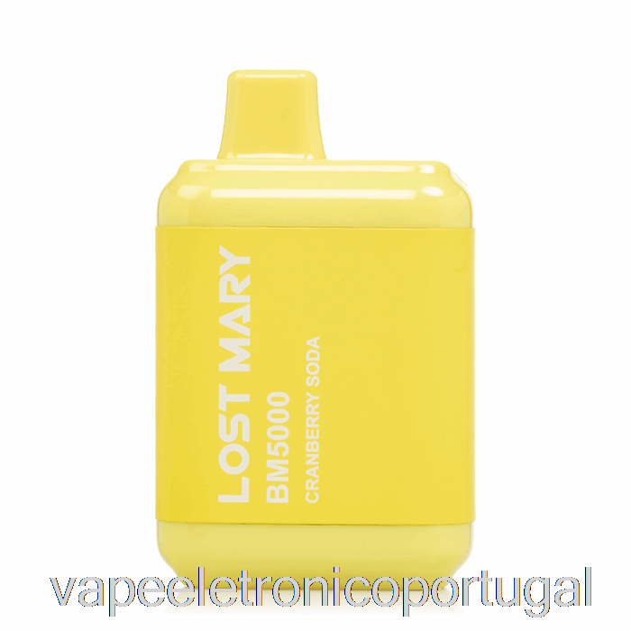 Vape Eletrônico Perdido Mary Bm5000 Refrigerante De Cranberry Descartável